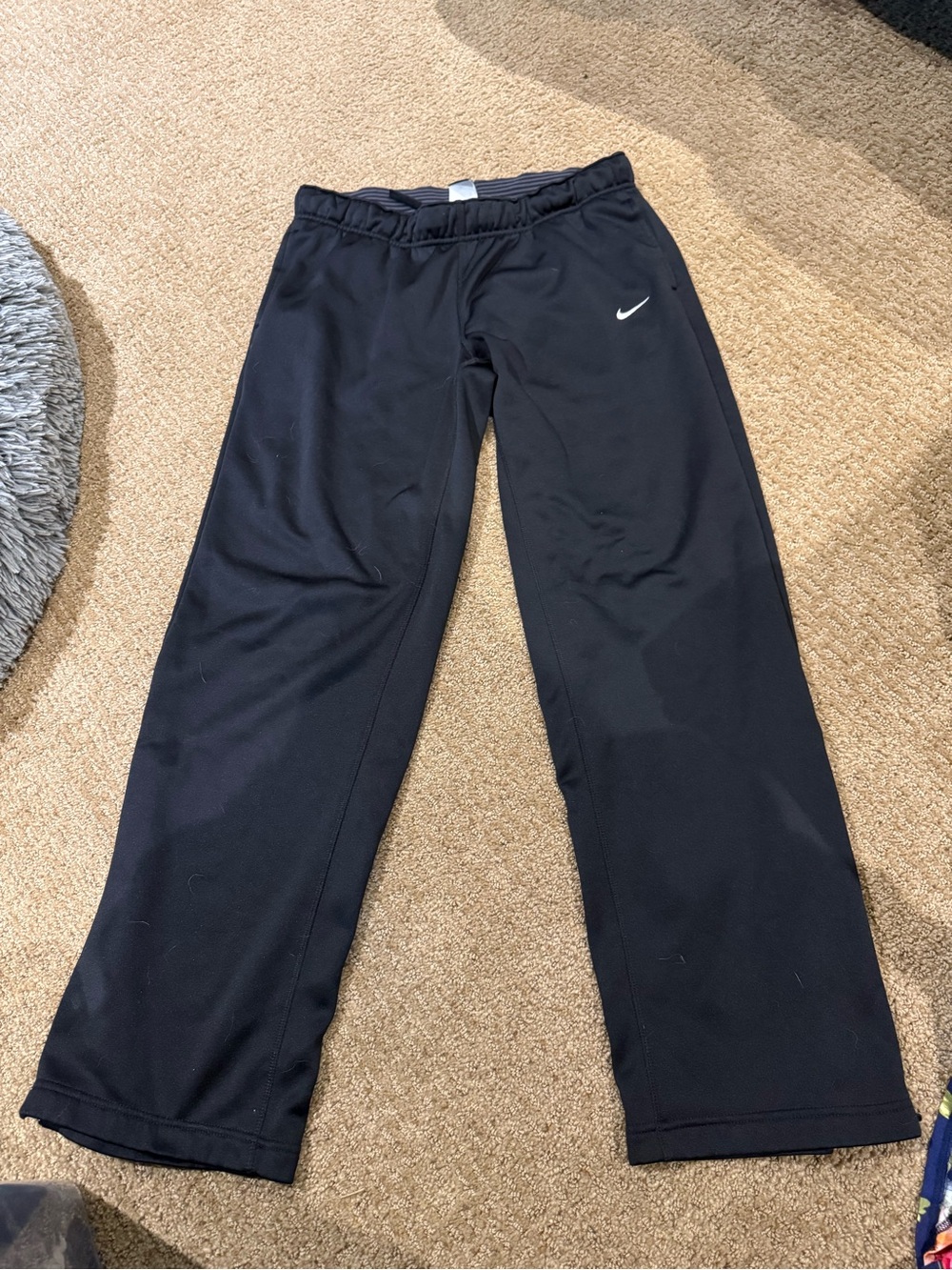 Nike Black Athletic straight leg sweatpants